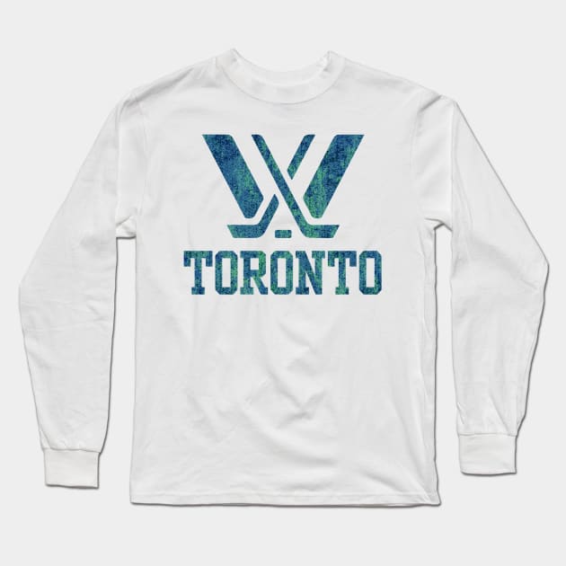 Distressed Toronto PWHL Long Sleeve T-Shirt by thestaroflove